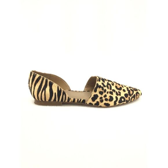 Steve Madden Shoes - Steve Madden Talent Sandals Size 7M Animal Print Cow Hair Leopard Flat